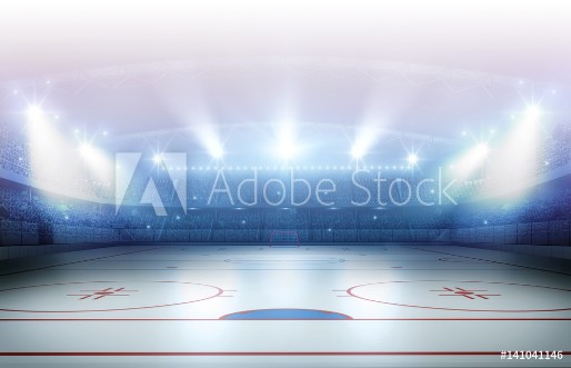 Picture of Ice hockey stadium 3d rendering